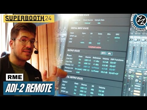 SUPERBOOTH 2024: RME - ADI 2 Remote Software Controller