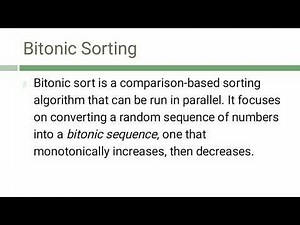 DAA- Design and Analysis of Algorithms-TE CSE-IT- Bitonic Sort