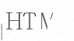 HTML Animated Handwriting Text in Serif Fonts and Weights