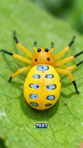 🤯 This spider hunts without a web...It disguises itself as a flower before striking. 🌸🕷️