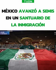 169K views · 1.2K reactions |  EL COLOR DE FAITELSON: México avanzó a semifinales en un SANTUARIO de la inmigración 﫶 La Selección Mexicana consiguió su pase a semifinales de la #CopaOro mientras que el fútbol volvió a recordarnos que es capaz de muchas cosas; una de ellas, recordar nuestras raíces y brindar seguridad ⚽❤‍啕 | TUDN USA | Facebook