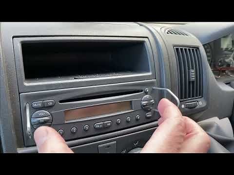 Peugeot Boxer camper double din radio conversion guide.