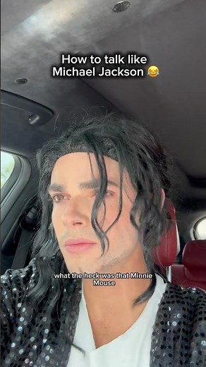 How to talk like Michael Jackson 😂￼
