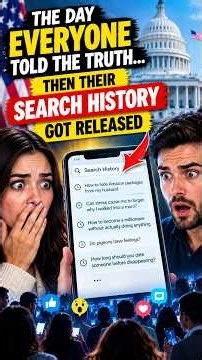 Everyone Told the Truth for 24 Hours… Then Their Search History Got Exposed 💀😂