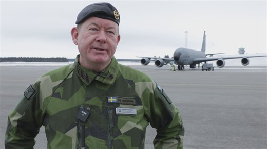 Swedish Air Force deputy commander speaks on Sweden joining NATO and Exercise Nordic Response 24 (Interview)