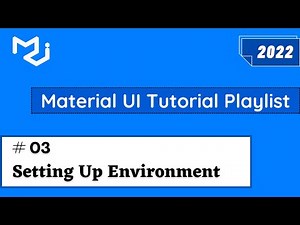 Material UI Creating React Application | Material UI 5 Tutorial | Creating A New React App #2