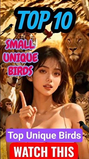 TOP 10 SMALL UNIQUE BIRDS