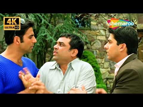 Paresh Rawal VS Akshay Kumar? Comedy Scene | Awara Paagal Deewana (4K) | Guru Gulab Khatri