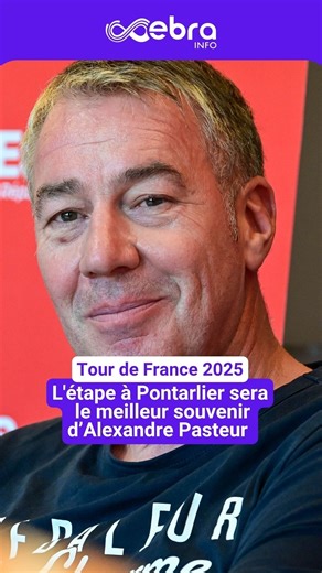 🚲Alexandre Pasteur a suivi de nombreux Tours de France, d’abord comme spectateur passionné, puis comme commentateur incontournable sur France Télévisions depuis 2017. Mais ce 26 juillet, lors de la 20e étape de l’édition 2025, il s’apprête à vivre son plus grand moment… à Pontarlier, sa ville natale, où chaque virage du Tour ravive ses souvenirs d’enfance. Le journaliste se confie sur ce qui s’annonce comme un souvenir inoubliable. | Journal L'Alsace