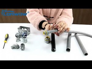 flexible conduit straight connector for connection