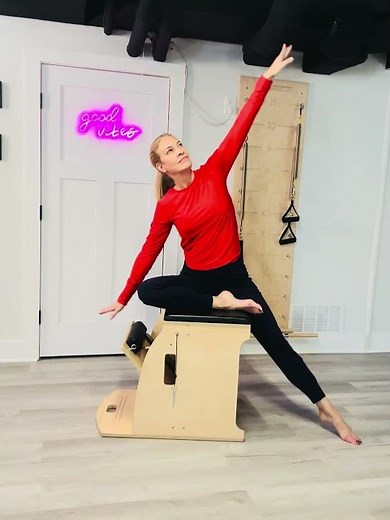 Seated Mermaid on the Pilates Chair 🧜‍♀️✨