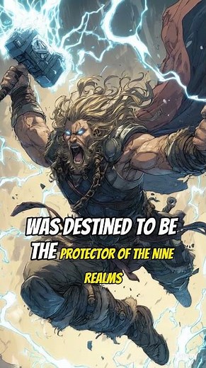 "Thor: The God of Thunder – Origins, Powers & Heroic Journey | Norse Mythology Explained" #shorts