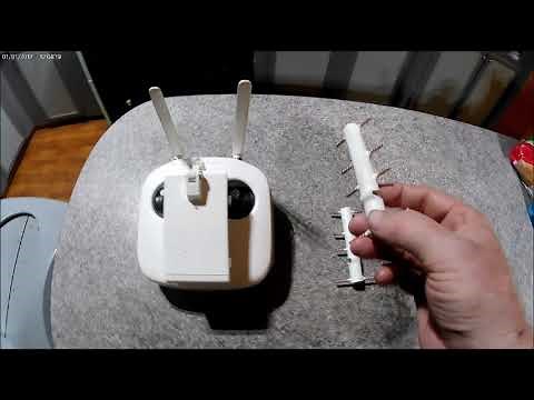 DYI 2.4ghz Yagi antenna build for DJI drones