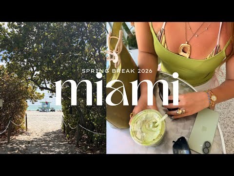 miami travel vlog☔️🌴 | spring break 2026 part 2