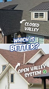 Some roofers think closed valleys are better than open valleys…but if they’re not done well, closed valleys can fail sooner 😱 Nails too close to the center, thin ice shield layers, and stepping errors can rip shingles, especially in Buffalo winters ❄️ An open valley with a free-flow system and multiple layers handles water better, lasts longer, and protects your roof. That’s why we recommend open valleys for lasting performance. | William C. Rott & Son