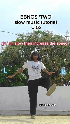 TUTORIAL!! Left Right 🔥 "TWO" - BBNO$ | HINA | #dance #shorts #ytshorts #dancechallenge #tutorial