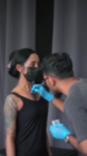 Unique Collarbone Dot Work Tattoo Designs