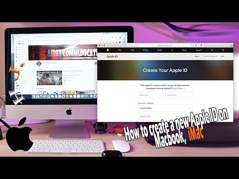 How to create a new Apple ID on Macbook pro, Macbook Air, iMac