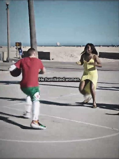 The Professor vs Girls ☠️ #basketball #foryou #sports