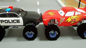 103K views · 2K reactions | Learn Colors with Sheriff Lightning Mcqueen Vehicle Assembly Part - Cars 3 Nursery Rhymes for Kids | Spiderman And Frozen Elsa Learn Colors | Facebook