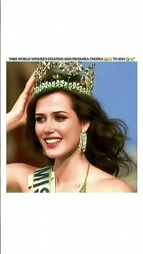 "Priyanka Chopra won Miss World 2000, India's first win in the pageant."