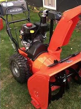 Ariens Snow Blower Power Chute conversion and hand warmer grips