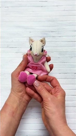 Mini Cat Doll Pattern PDF – Easy Sewing Tutorial for Doll Clothes