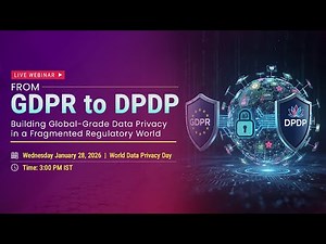 On-Demand | GDPR vs DPDP Explained - World Data Privacy Day Webinar #dpdp #gdpr #dataprivacy