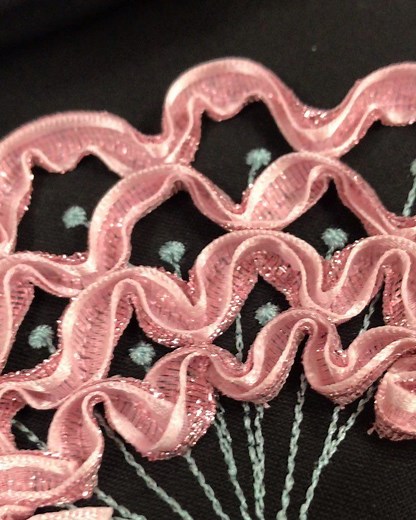 9.2K views · 87 reactions | A closer look at some of the built-in embroidery designs that come standard on the new DESIGNER EPIC™️ 2 machine for the ribbon embroidery attachment! Experiment with different types of ribbon to achieve different looks! #beyondepic #ribbonembrodery #designerepic2 #husqvarnaviking #sewworthit | Husqvarna Viking North America | Facebook