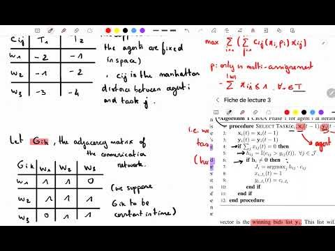 Consensus Based Auction Algorithm