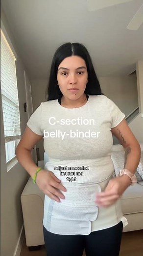 How To Wrap Your C-Section Belly Binder 🎀 (The RIGHT Way Nobody Tells You)