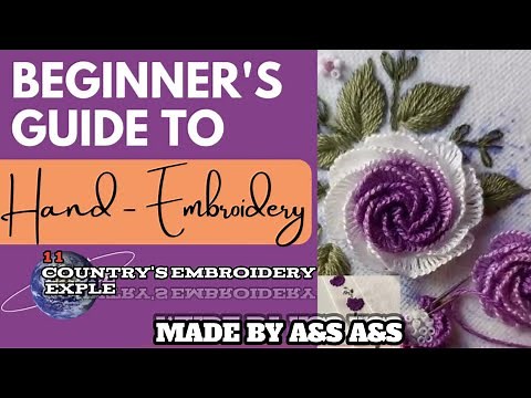 🧵 Embroidery Explained (فن التطريز): Embroidery Types, Techniques & History | A Timeless Art 🧵