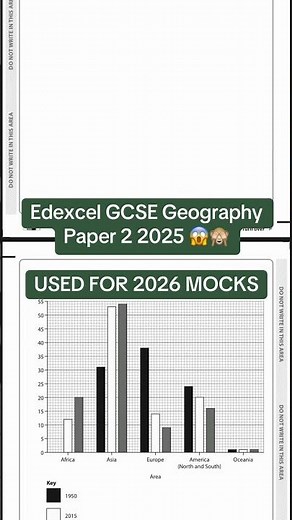 Edexcel GCSE Geography Paper 2 2025 😱🙈
