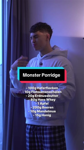 Monster Porridge für Muskelaufbau: Einfaches Rezept