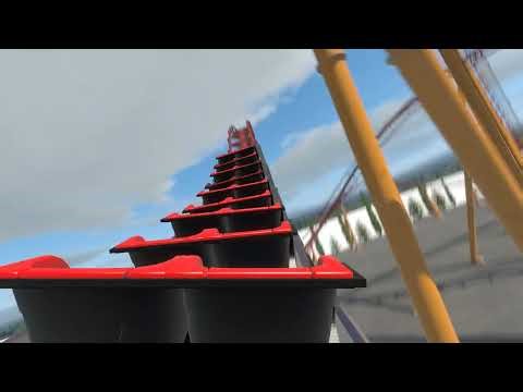 NoLimits 2 - Fired Up - Chance Rides Hyper GTX (Back Row)