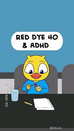Red dye 40 is a synthetic food dye used in many foods and beverages, including cereals, soda, protein powders, jell-o, and beverages. It also goes by other names, including Allura Red AC, E129, CI Food Red 17, and INS no. 129. Research found that red dye 40 may worsen ADHD symptoms in some children – like Hendrik - who may be particularly sensitive to its effects. The reason is unclear, but it is important to note that the color additive does not cause ADHD. Many assume that sugar consumption, e