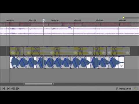 Create and edit multi-track audio in Sony Vegas