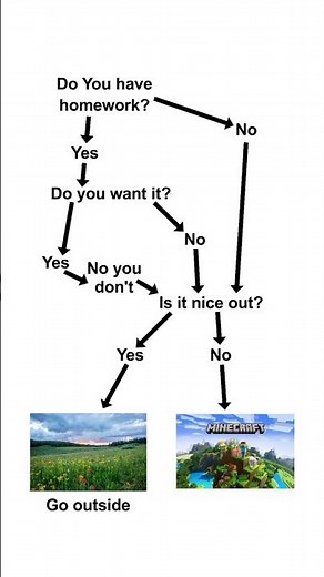 Homework flowchart