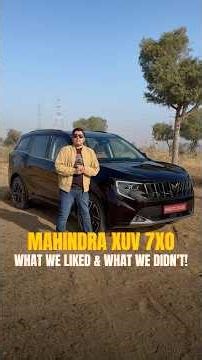 We have shared our pros and cons about the new Mahindra XUV 7XO, what are yours❓#xuv7xo #mahindra