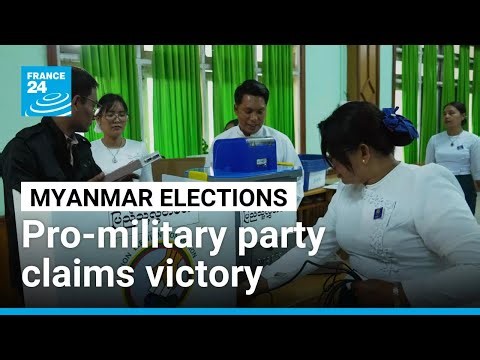 Myanmar pro-military party claims win in controversial election • FRANCE 24 English