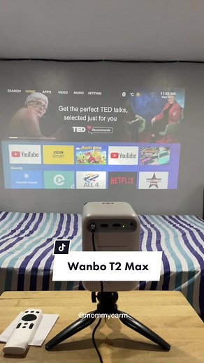 Create Your Mini Home Theater with Wanbo T2 Max Projector