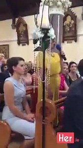 811K views · 3.3K shares | The congregation at this Irish wedding surprised the bride and groom with a musical flashmob via reader Nicky Lawless | Her.ie | Facebook