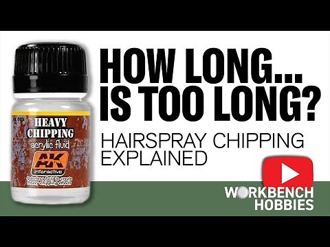 CHIPPING Fluid / Hairspray Chipping - Understanding the technique / DRYING times and the basics!