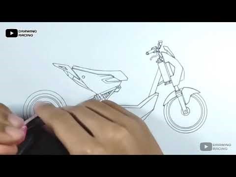 Cách vẽ một chiếc xe đạp điện Xmen Độ