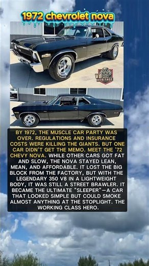 1972 Chevy Nova #classic