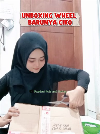 Unboxing Wheel Barunya Ciko ♥️ #hamster #wheel #unboxing #fyp #foryoupage