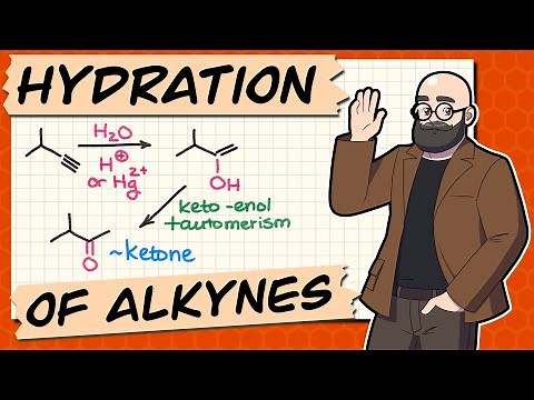 Hydration of Alkynes = Markovnikov Addition of Water | Keto-Enol Tautomerism