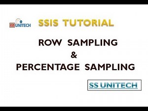 row and percentage sampling transformation in SSIS | ssis interview | ssis Tutorial Part 19