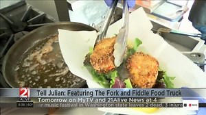 1K views · 38 reactions | TELL JULIAN SNEAK PEEK: Jumbo crab cakes from Fork & Fiddle are coming your way tomorrow! Did I mention I'm also playing the fiddle ;) Tune in tomorrow! | Julian Teekaram | Facebook