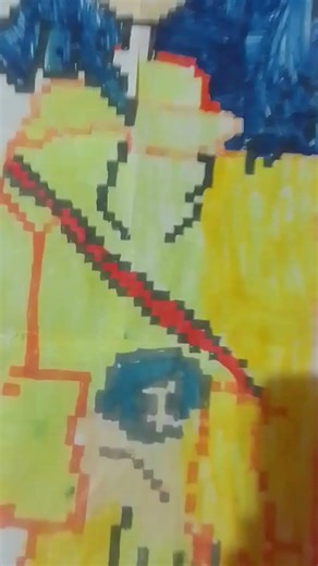 pixel art de coraline